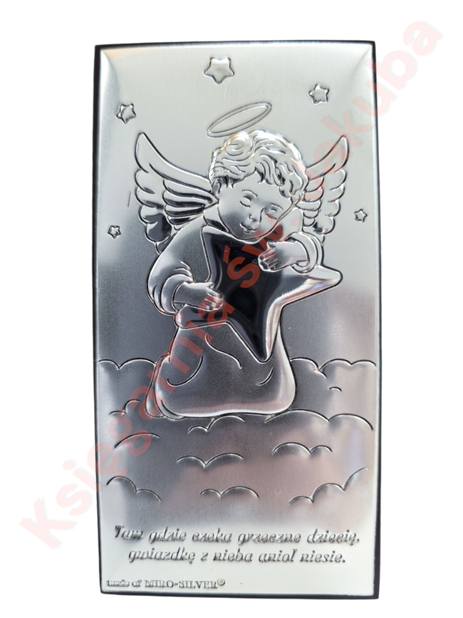 Obrazk Aniołek 5 x 10 cm Chrzest, Roczek 6780/1