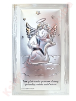 Obrazek Aniołek 10 x 16 Chrzest Roczek 6780W/2  