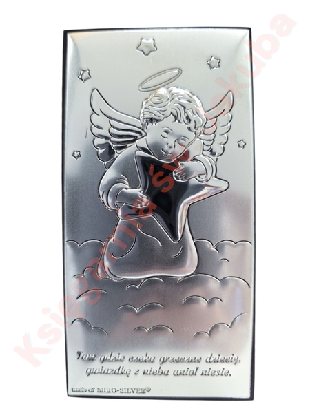 Obrazk Aniołek 5 x 10 cm Chrzest, Roczek 6780/1