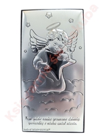 Obrazk Aniołek 5 x 10 cm Chrzest, Roczek 6780/1