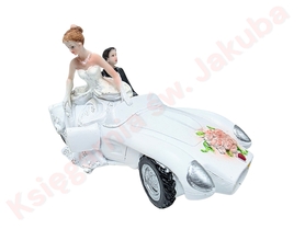 Figurka Młoda Para w samochodzie