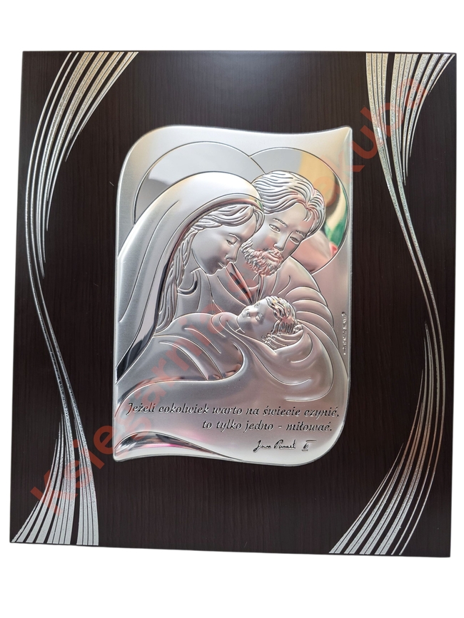 Obrazek św. Rodzina 22,5 x 25,5 cm 6776SF/2X