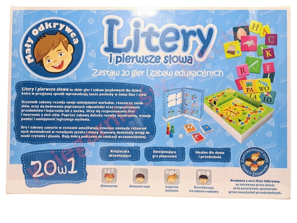 Litery i pierwsze słowa 20 w 1