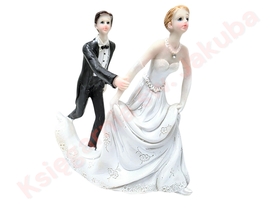 Figurka Młoda Para krawat/bieg