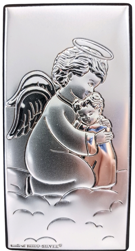 Obrazek Aniołek 7 x 14 cm  Chrzest Roczek  6787/2